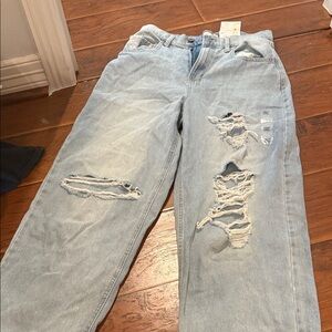 SO Light Blue Distressed Men Jeans